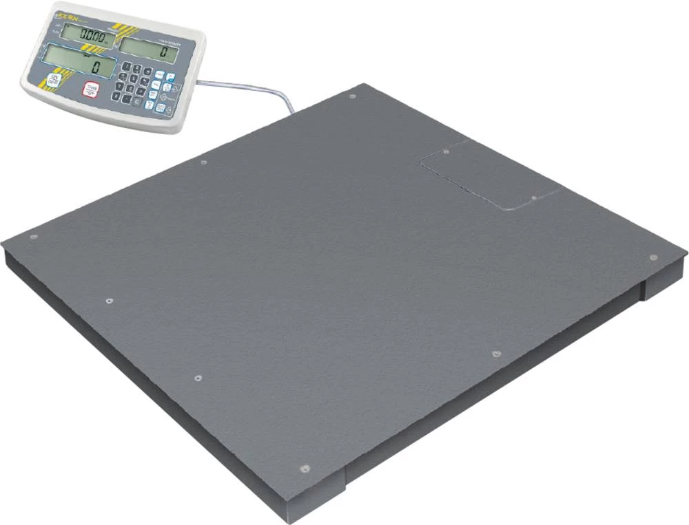 Vaga s platformom Kern područje mjerenja (maks.) 1.500 t očitljivost 500 g strujno napajanje, višebojna slika