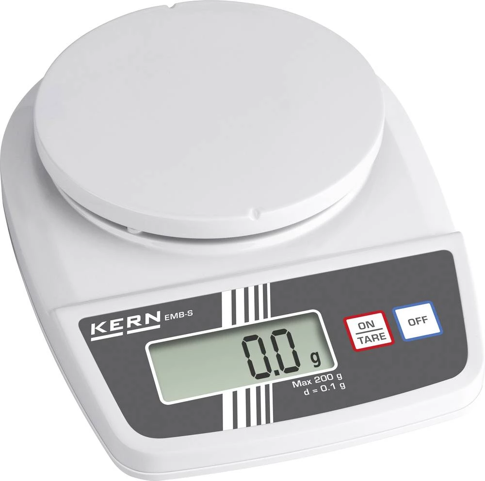 Precizna vaga Kern područje mjerenja (maks.) 2 kg očitljivost 1 g napajanje na baterije, višebojna slika