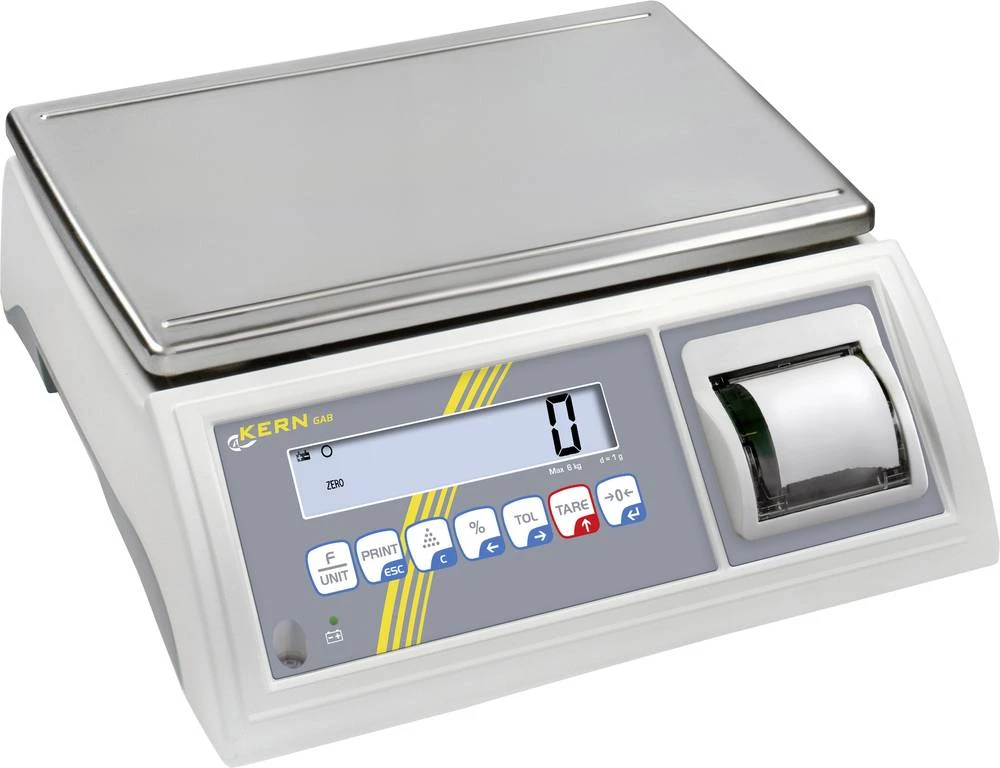Stolna vaga Kern područje mjerenja (maks.) 30 kg očitljivost 5 g, 10 g strujno napajanje, višebojna slika