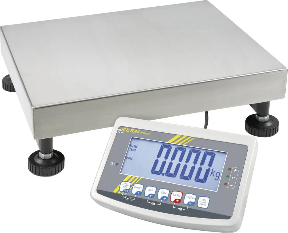 Vaga s platformom Kern područje mjerenja (maks.) 15 kg očitljivost 0.5 g strujno napajanje, višebojna slika