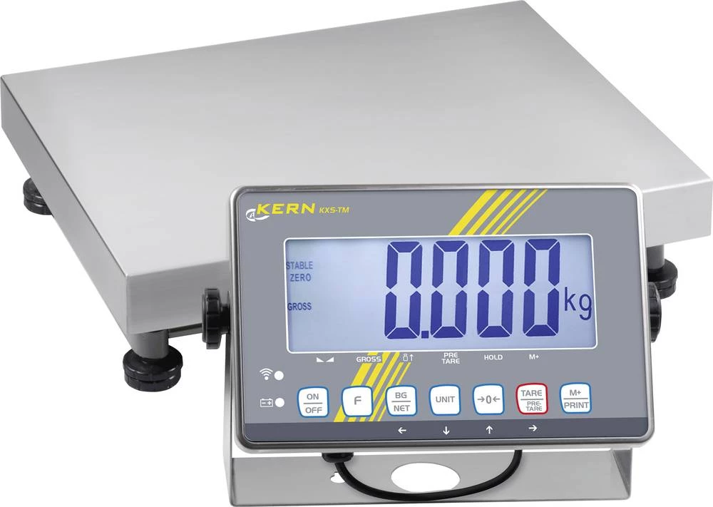 Vaga s platformom Kern područje mjerenja (maks.) 6 kg očitljivost 1 g, 2 g strujno napajanje, višebojna slika