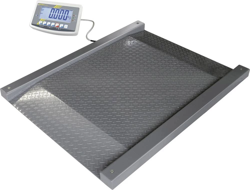 Vaga s platformom Kern područje mjerenja (maks.) 1.500 t očitljivost 500 g strujno napajanje, višebojna slika