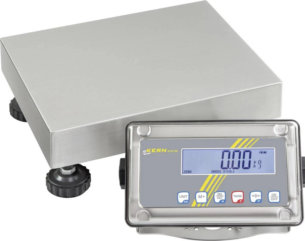 Vaga s platformom Kern područje mjerenja (maks.) 150 kg očitljivost 50 g strujno napajanje, višebojna slika