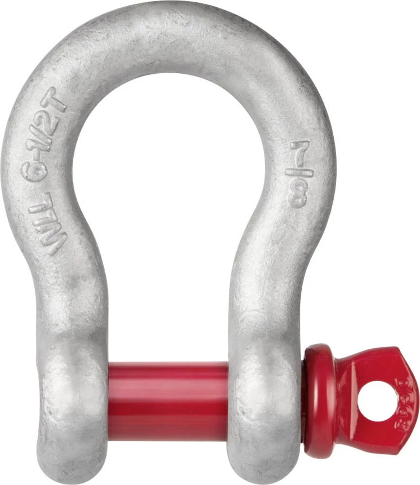 Kern stremenasta karika visoke čvrstoće, lijevani čelik pocinčan i lakiran, s vijcima, pogodna za modele do (maks.) 3 t slika