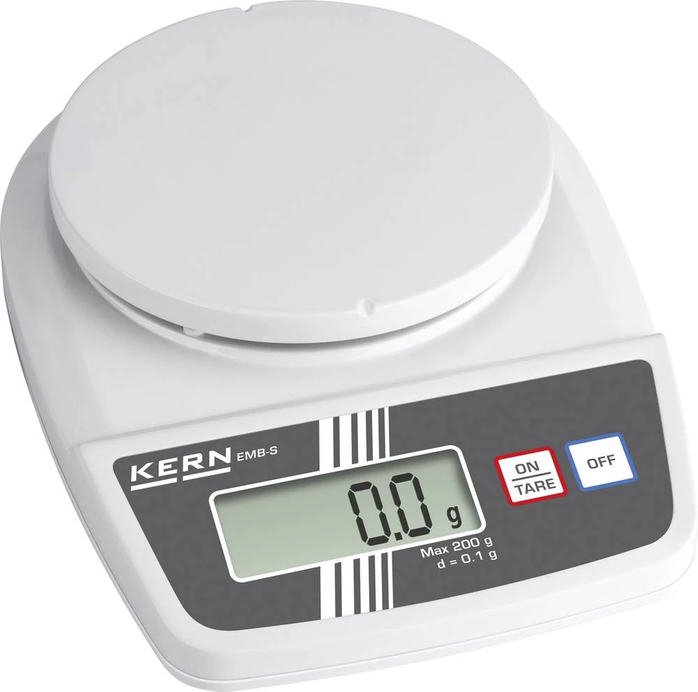 Precizna vaga Kern područje mjerenja (maks.) 500 g očitljivost 0.1 g napajanje na baterije, višebojna slika