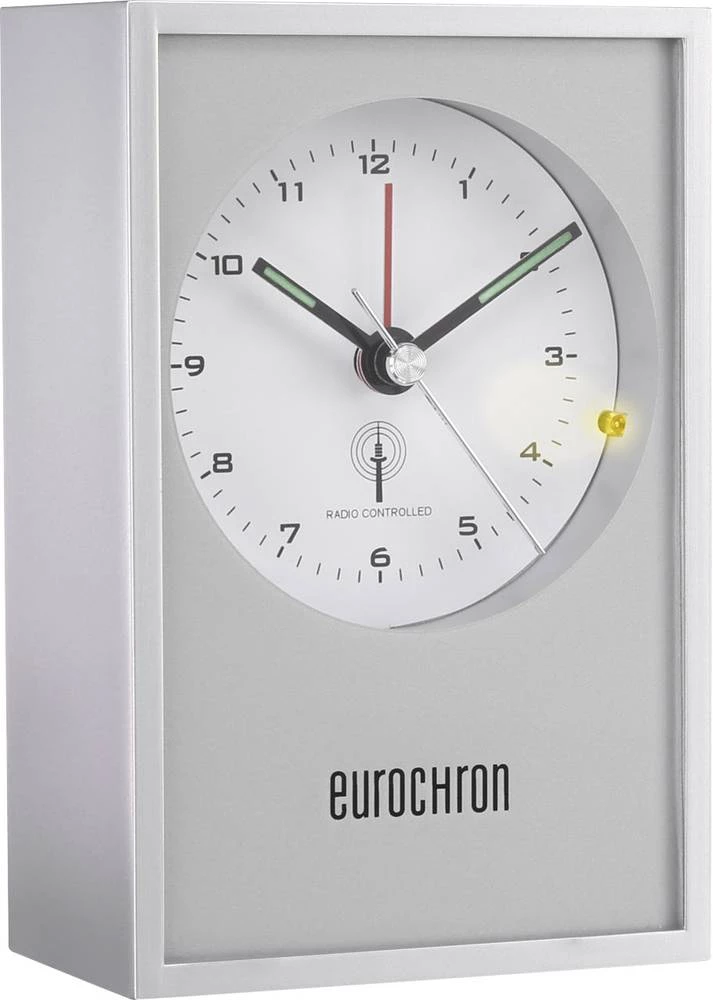 Radijski kontrolirana budilica Eurochron EFW 7001 srebrni slika