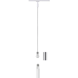 Svjetiljka za visokonaponski sustav šina, univerzalna E27 20 W LED Paulmann krom, bijele boje slika