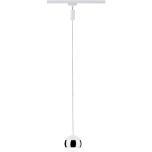 Svjetiljka za visokonaponski sustav šina URail LED fiksno ugrađena 6 W LED Paulmann Capsule II krom, bijele boje slika