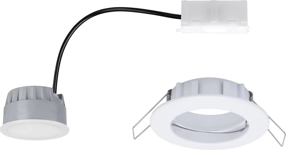 LED ugradbena svjetiljka za kupaonicu 7 W topla bijela Paulmann 93955 Coin bijele boje (mat) slika