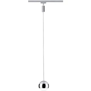 Svjetiljka za visokonaponski sustav šina URail LED fiksno ugrađena 6 W LED Paulmann Capsule II krom, krom (mat) slika