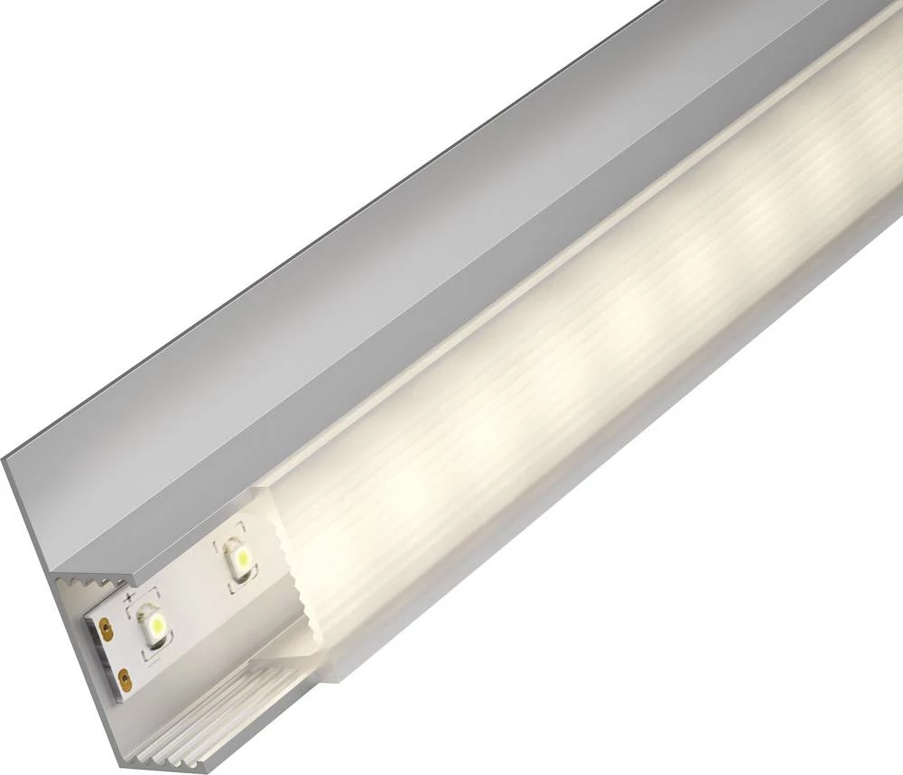 Profil aluminij, umjetna masa (D x Š x V) 100 x 1.25 x 3.5 cm Paulmann Socle 70862 slika