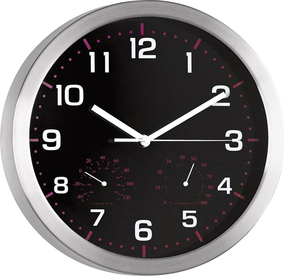 Zidni kvarčni sat Mebus 41882 30 cm x 4.2 cm aluminijum slika