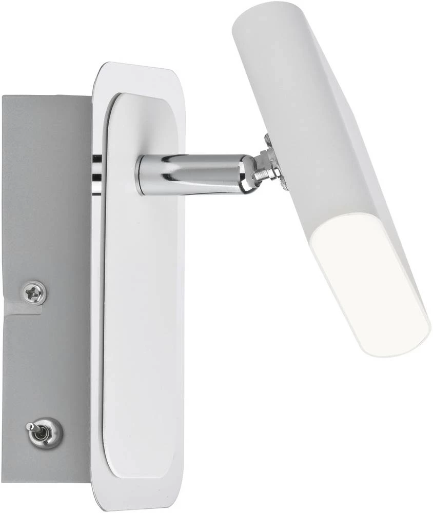 LED zidni reflektor 4.5 W topla bijela Paulmann Launcher 66634 krom, bijele boje slika