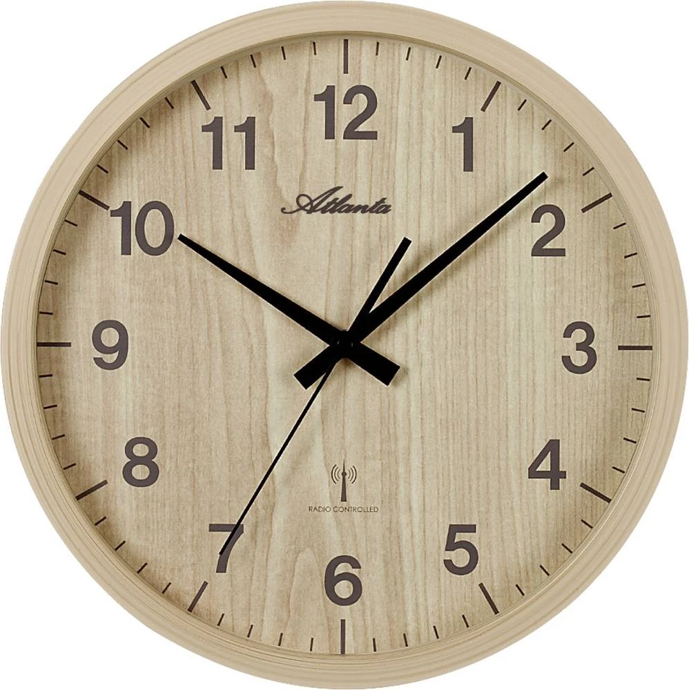 Radijski kontrolirani zidni sat Atlanta Uhren 4438/30 265 mm jova slika