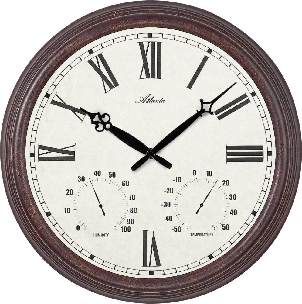 Zidni kvarčni sat Atlanta Uhren 4448 300 mm Antik slika