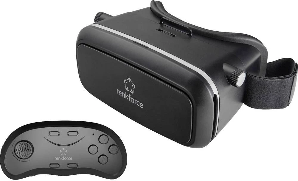 Renkforce RF-VR1 crne Virtual Reality naočale uklj. Bluetooth®-Gamepad slika