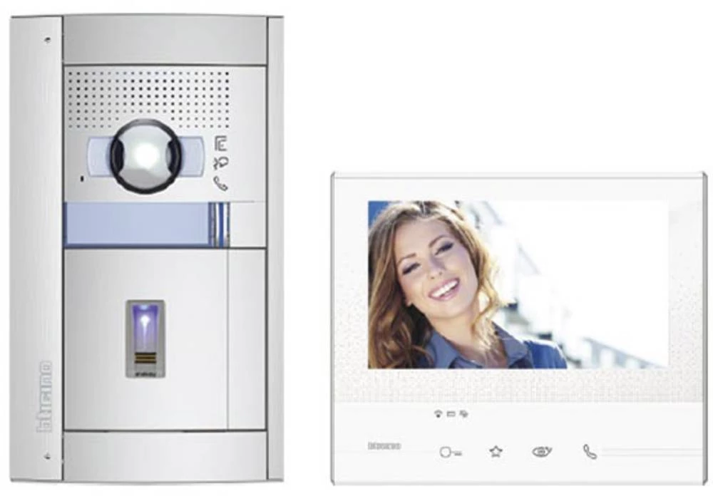 Video portafon 2-žični, WLAN napajanje, kompletan set Legrand 5145757 1 obiteljska kuća, bijele boje slika