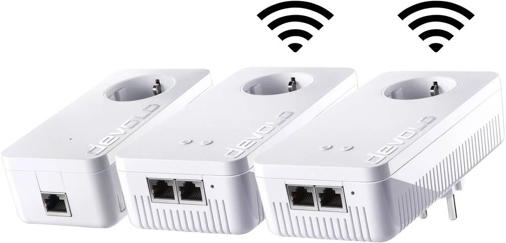 Powerline mrežni komplet 1.2 Gbit/s Devolo dLAN 1200+ WiFi ac Network Kit slika