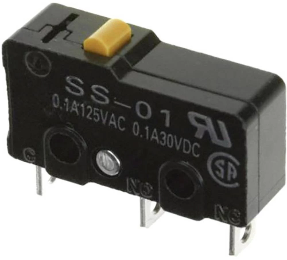 Mikroprekidač 125 V/AC 0.1 A 1 x uklop/(uklop) Omron SS-01 IP40 pritisni 1 kom. slika