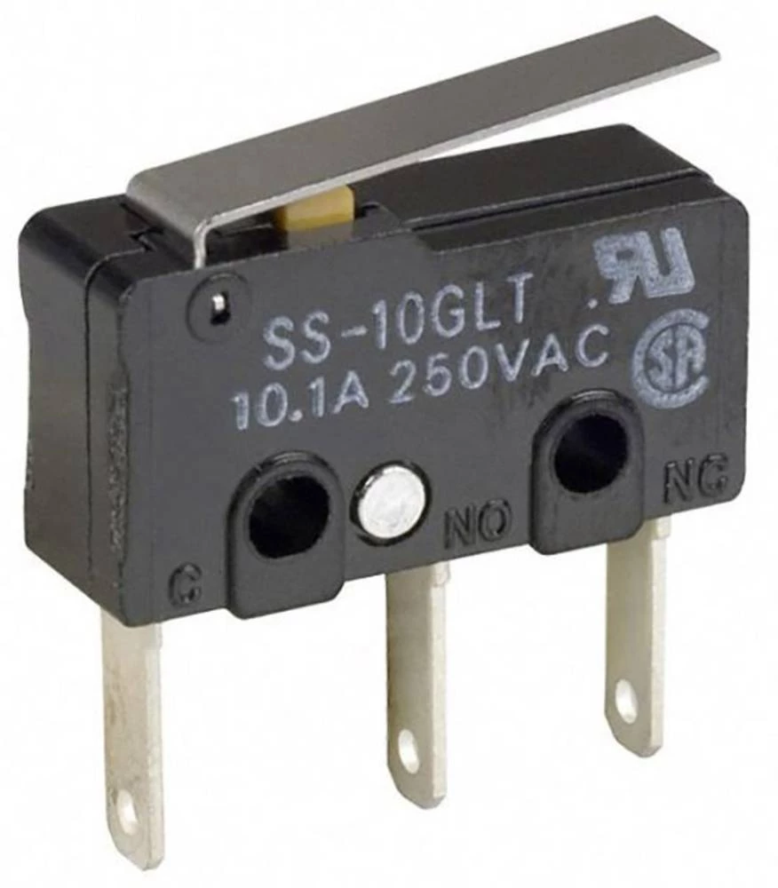 Mikroprekidač 125 V/AC 10 A 1 x uklop/(uklop) Omron SS-10GLT IP40 pritisni 1 kom. slika