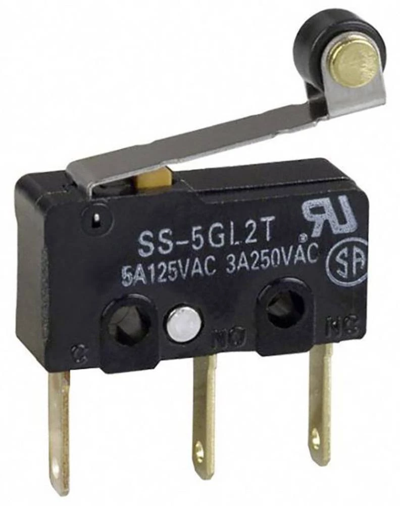 Mikroprekidač 125 V/AC 5 A 1 x uklop/(uklop) Omron SS-5GL2T IP40 pritisni 1 kom. slika