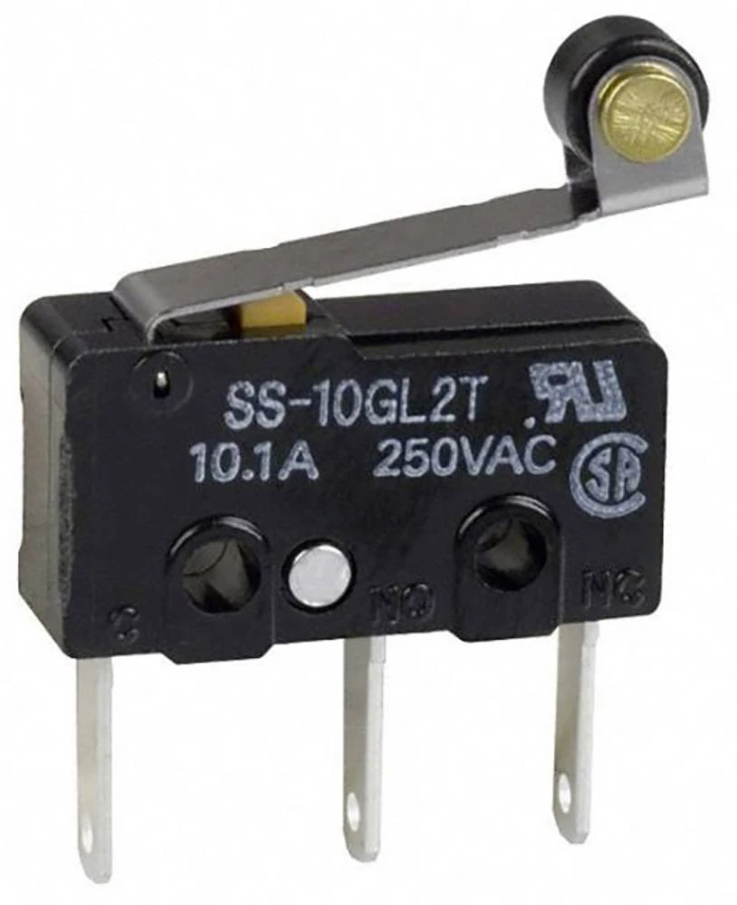 Mikroprekidač 125 V/AC 10 A 1 x uklop/(uklop) Omron SS-10GL2T IP40 pritisni 1 kom. slika