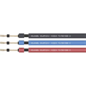 Fotonaponski kabel SOLARFLEX®-X H1Z2Z2-K 1 x 2.50 mm crne boje Helukabel 713529 roba na metre slika