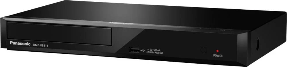 UHD Blu-ray reproduktor Panasonic DMP-UB314EGK 4K Upscaling, Smart TV, WLAN crne boje slika