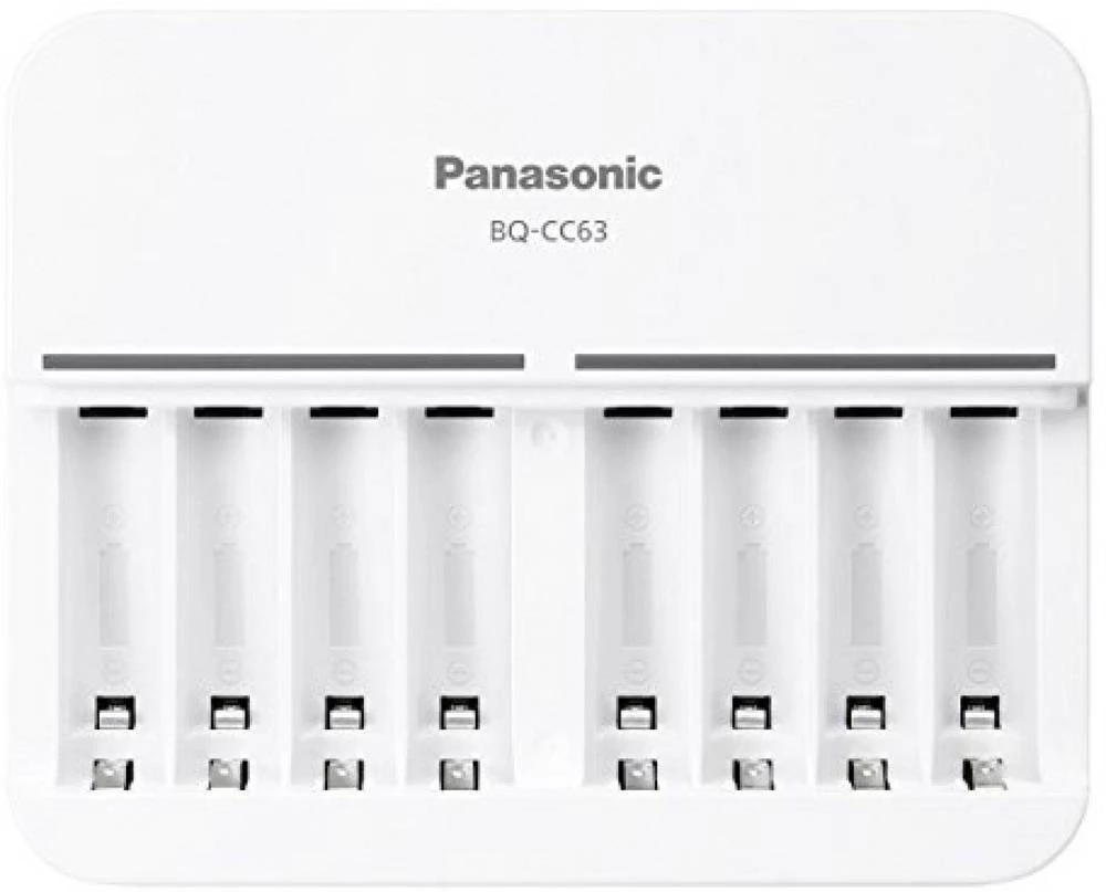 Punjač za okrugle baterije NiMH Panasonic BQ-CC63 micro (AAA), mignon (AA) slika