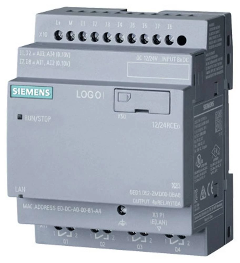 SPS upravljački modul Siemens 6ED1052-2MD08-0BA0 6ED1052-2MD08-0BA0 12 V/DC, 24 V/DC slika