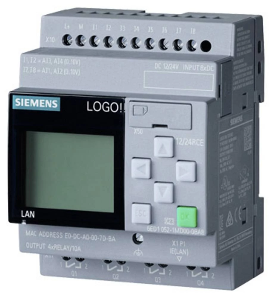 SPS upravljački modul Siemens 6ED1052-1MD08-0BA0 6ED1052-1MD08-0BA0 12 V/DC, 24 V/DC slika