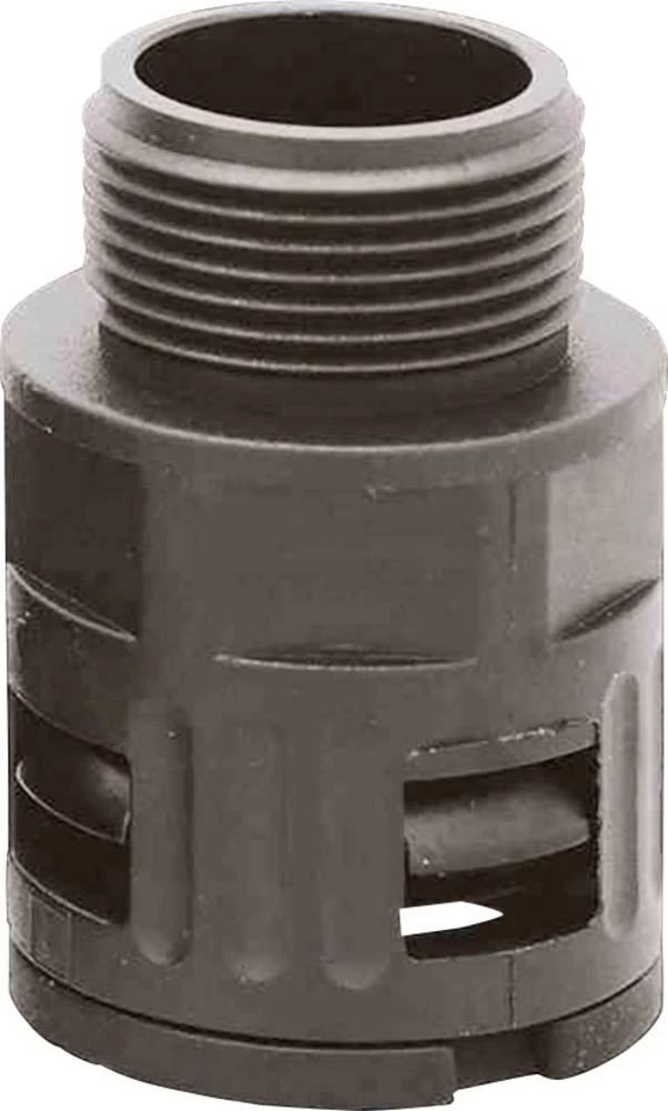 Cijevna uvodnica, sive boje, ravna Helukabel 904800 HELUquick ravna gr M16 NW12 1 kom. slika