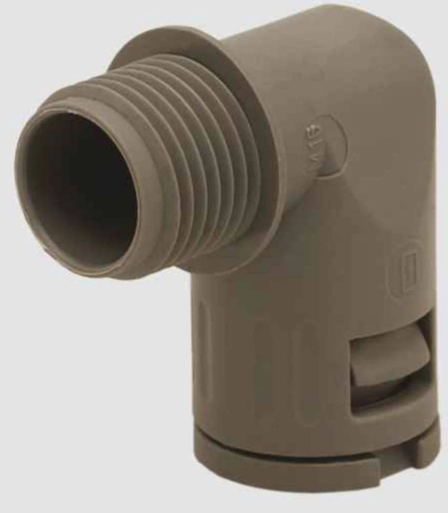 Cijevna uvodnica, sive boje 90° Helukabel 904807 HELUquick 90° gr M16 NW10 1 kom. slika