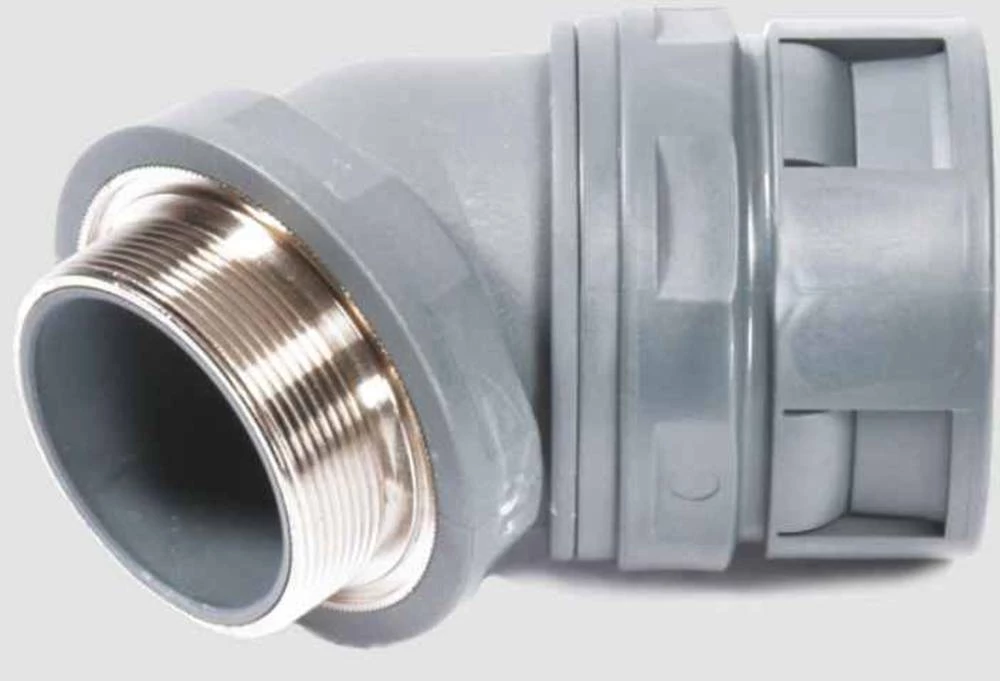 Cijevna uvodnica, sive boje 45° Helukabel 920265 HSSV 45° MG GR M25 NW21/23 1 kom. slika