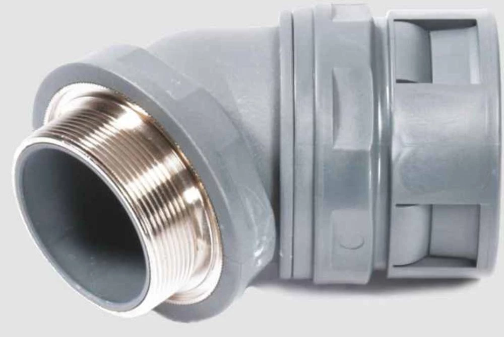 Cijevna uvodnica, sive boje 45° Helukabel 920266 HSSV 45° MG GR M32 NW29 1 kom. slika