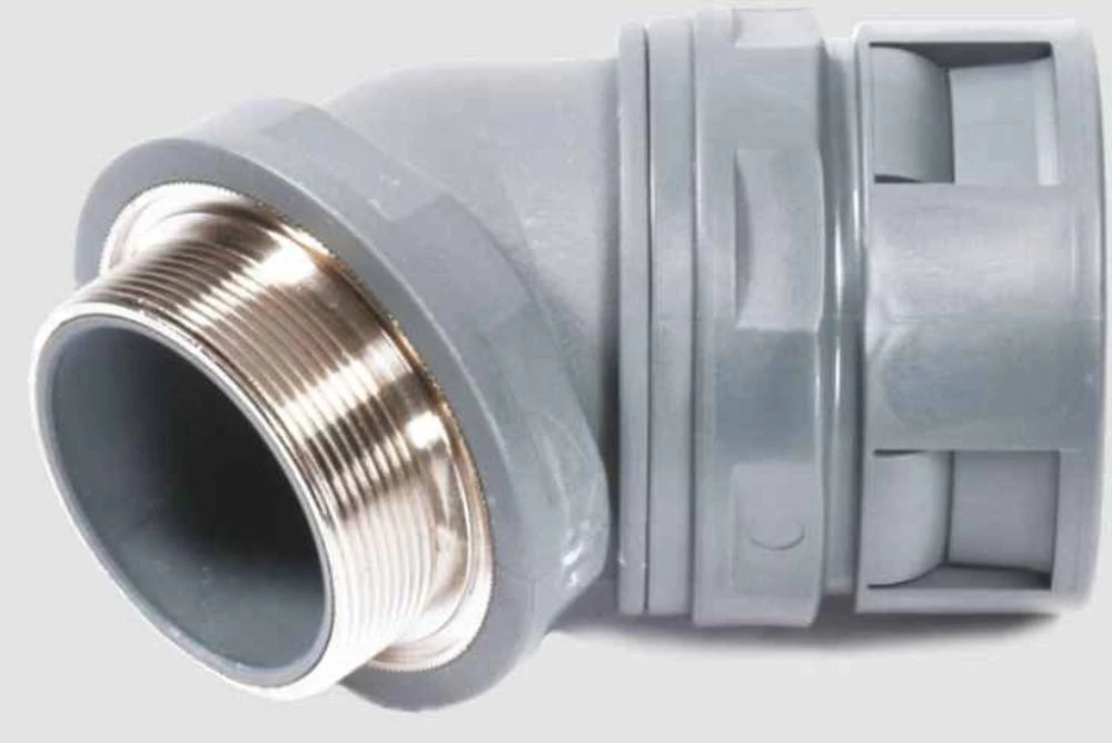 Cijevna uvodnica, crne boje 45° Helukabel 920269 HSSV 45° MG SW M25 NW21/23 1 kom. slika