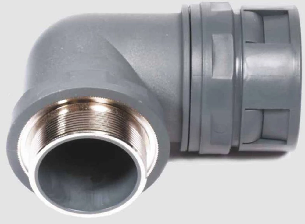 Cijevna uvodnica, sive boje 90° Helukabel 920251 HSSV 90° MG GR M25 NW21/23 1 kom. slika