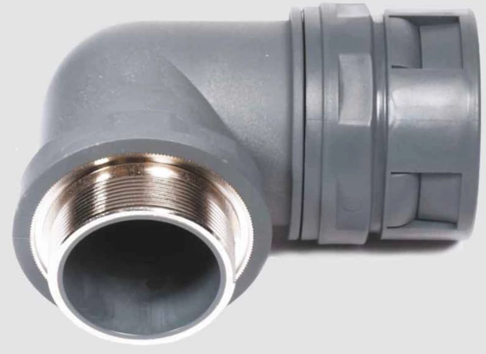 Cijevna uvodnica, crne boje 90° Helukabel 920258 HSSV 90° MG SW M16 NW12 1 kom. slika