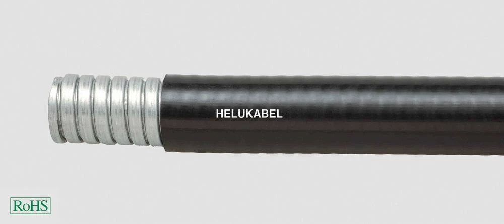 čelična zaštitna cijev za kabele, crne boje 26.5 mm Helukabel 91241 Anaconda Sealtite HC PG29 30 m slika