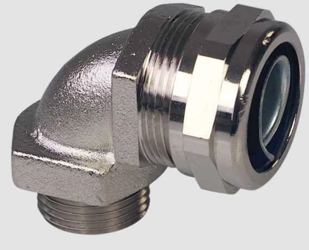 Cijevna uvodnica, srebrne boje 90° Helukabel 908486 CV Compact 90° M40 (1 1/4) 1 kom. slika