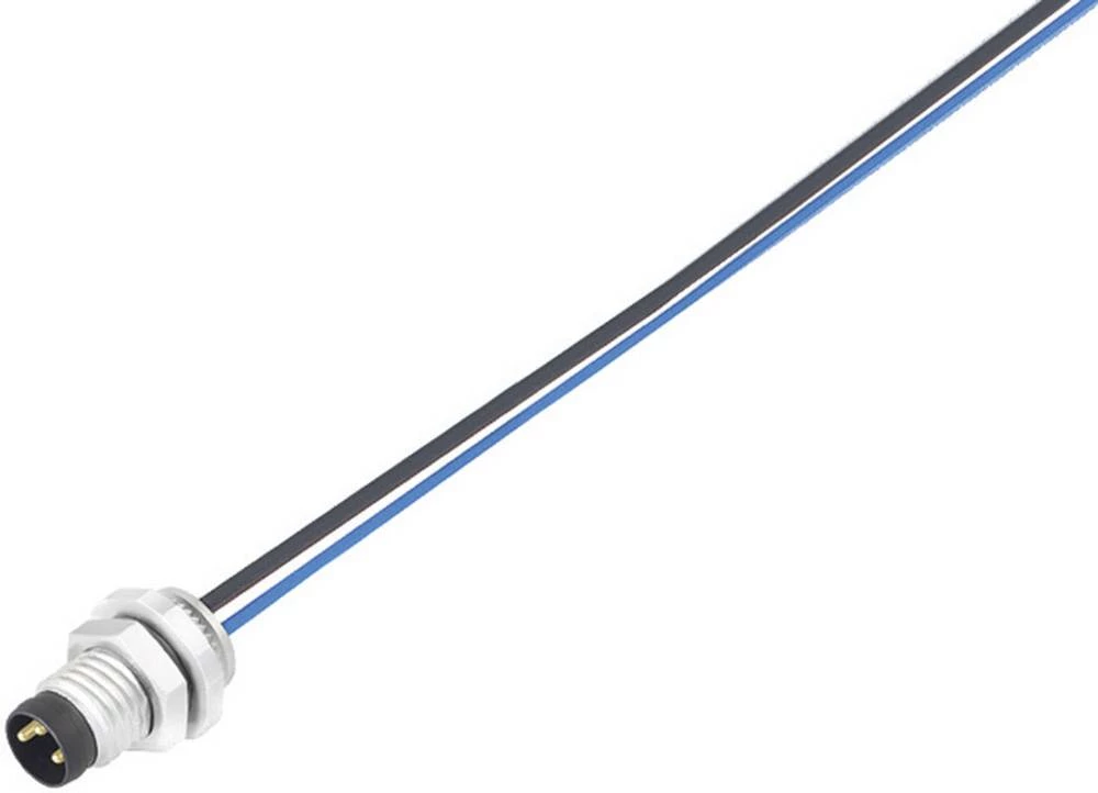 Aktuatorsko-senzorski ugradbeni konektor M8 ugradbeni utikač, broj polova (RJ): 3 Binder 09 3419 86 03 20 kom. slika