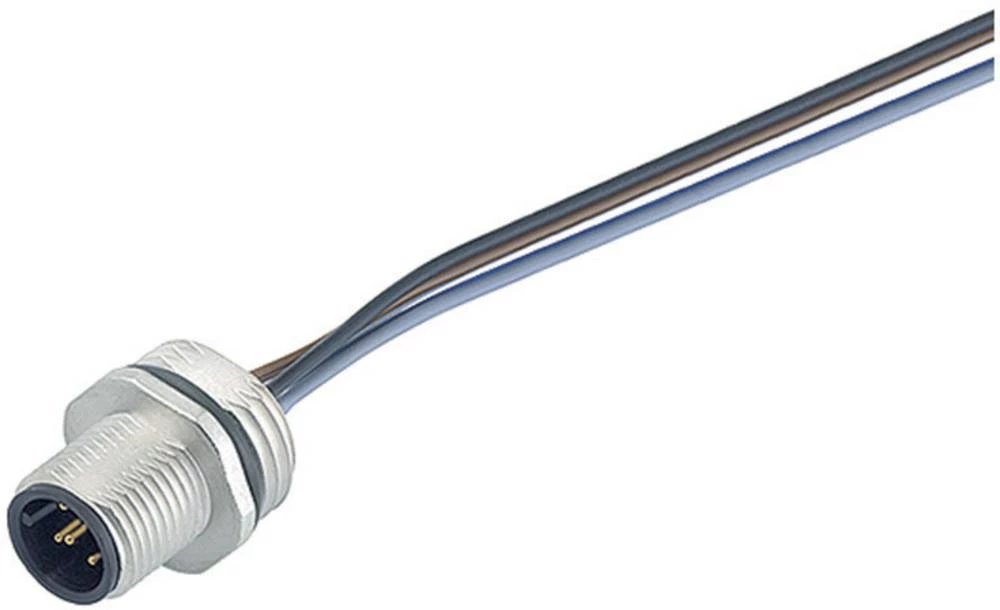 Aktuatorsko-senzorski ugradbeni konektor M12 ugradbeni utikač, broj polova (RJ): 5 Binder 09-3441-00-05 20 kom. slika