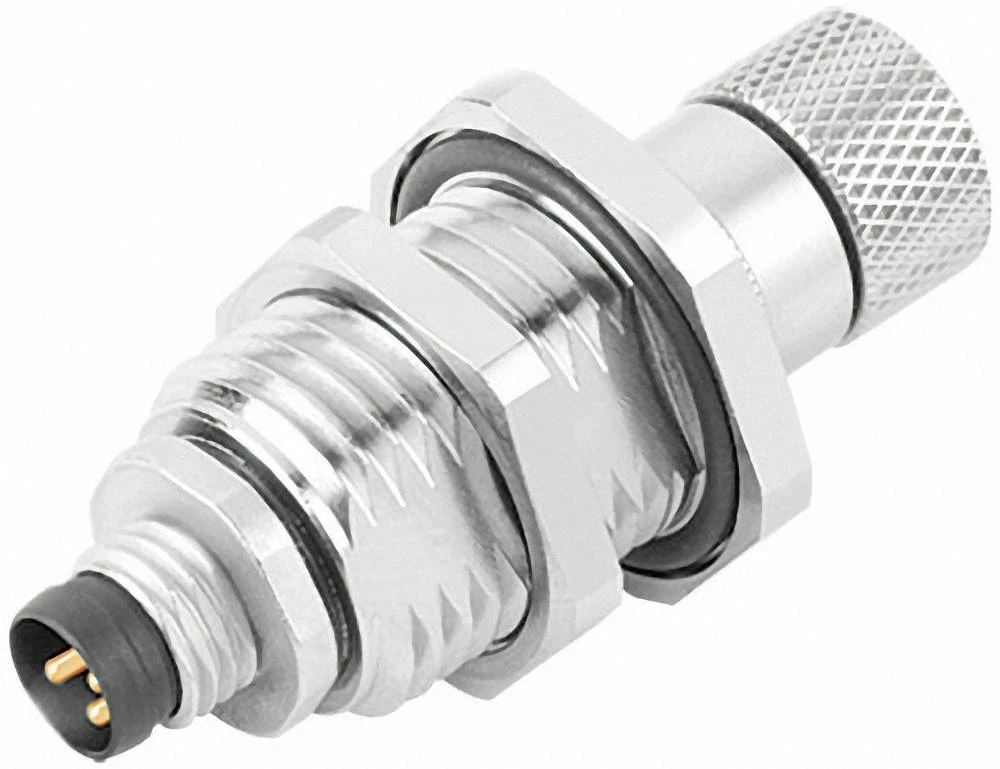 Aktuatorsko-senzorski ugradbeni konektor M8 ravan utikač, ravna utičnica, broj polova (RJ): 3 Binder 09 5250 00 03 20 kom. slika