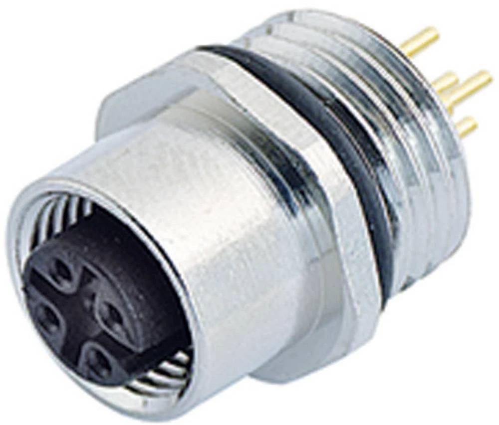 Aktuatorsko-senzorski ugradbeni konektor M12 ravna utičnica, broj polova (RJ): 3 Binder 09-3432-88-04 20 kom. slika