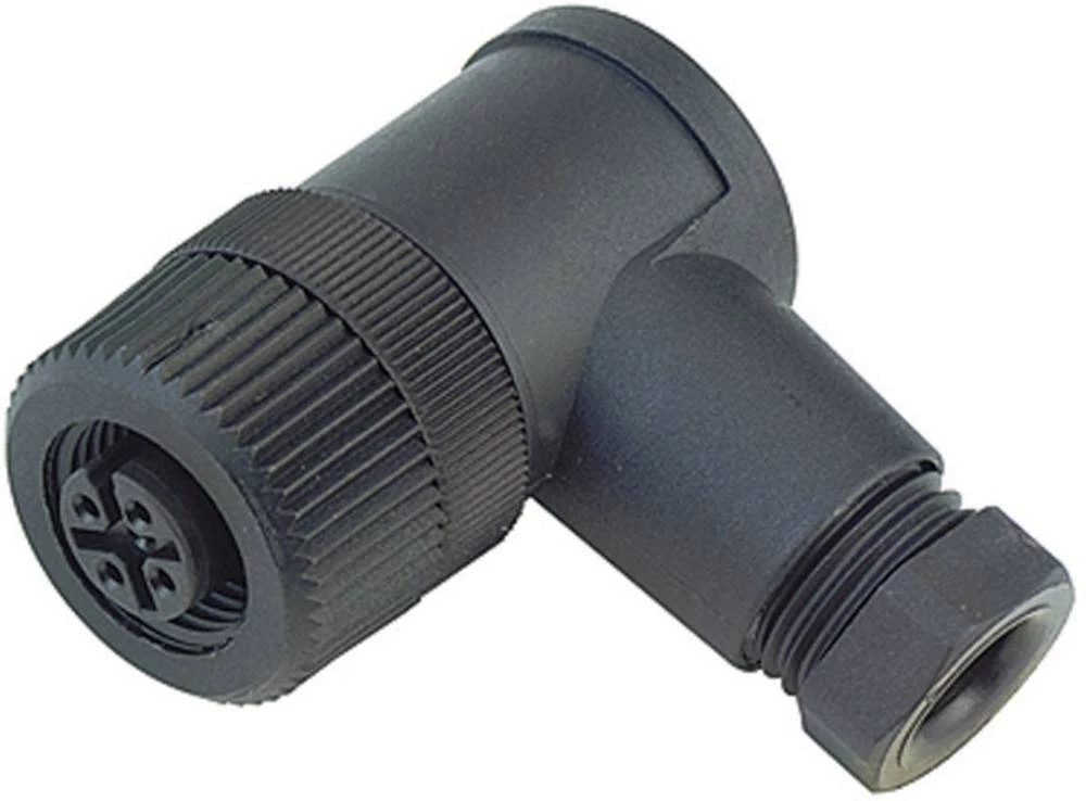 Aktuatorsko-senzorski konektor, nekonfekcioniran M12 kutna utičnica, broj polova (RJ): 4 Binder 99-0436-00-05 20 kom. slika