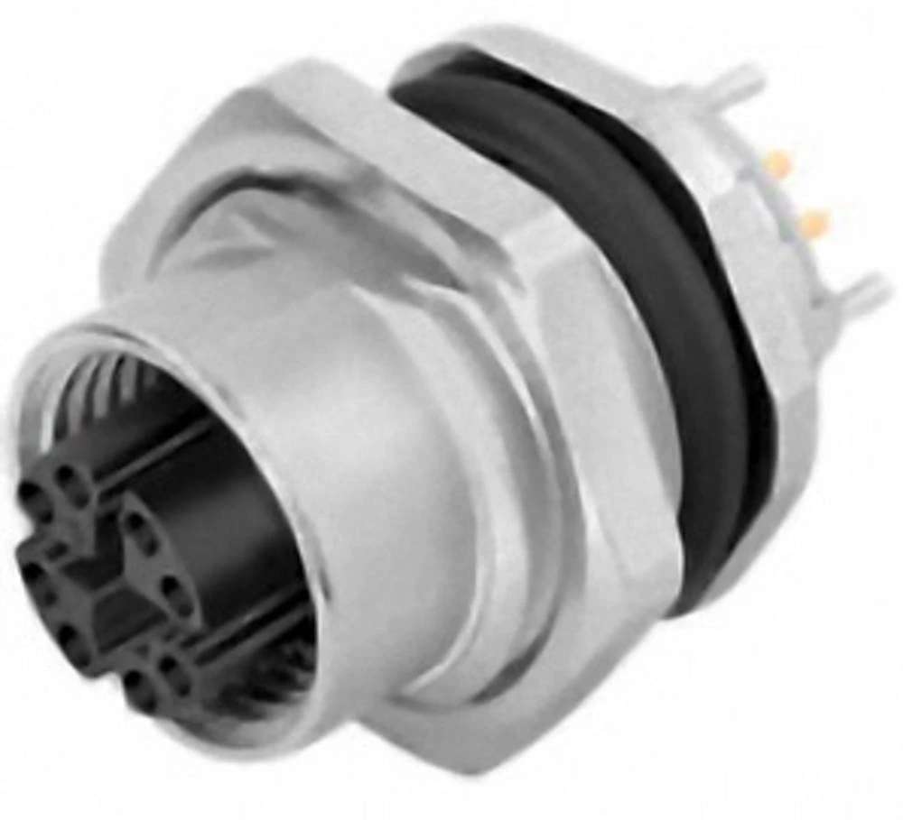 Aktuatorsko-senzorski ugradbeni konektor M12 ugradbena utičnica, broj polova (RJ): 8 Binder 09 3782 91 08 20 kom. slika