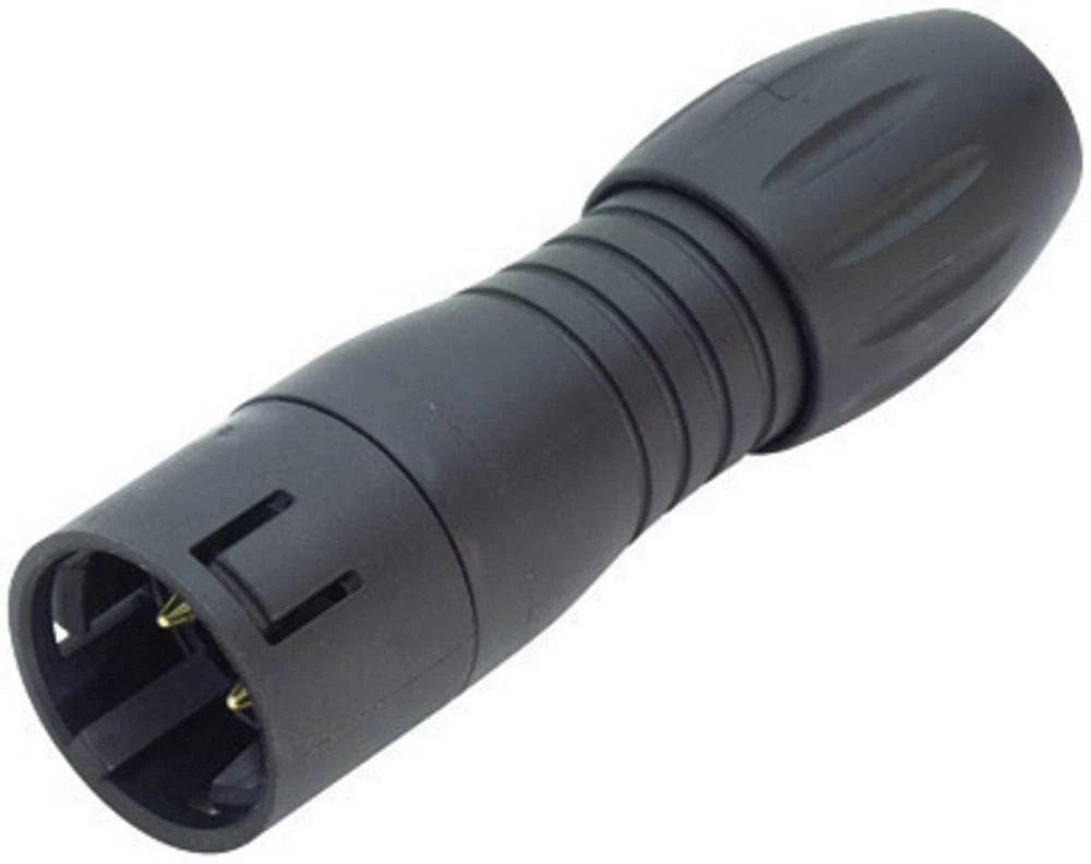 Minijaturni okrugli konektor, serija 720 broj polova: 3 kabelska utičnica 7 A 99-9105-00-03 Binder 20 kom. slika