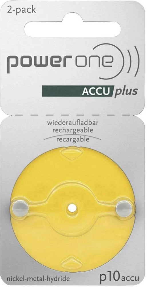 Punjiva baterija za slušne aparate ZA 10 NiMH Powerone P10 12 mAh 1.2 V 2 kom. slika