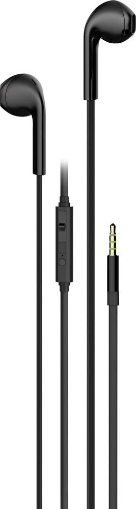 Sportske stereo slušalice s mikrofonom Vivanco URB 40 B In Ear s mikrofonom, crne boje slika
