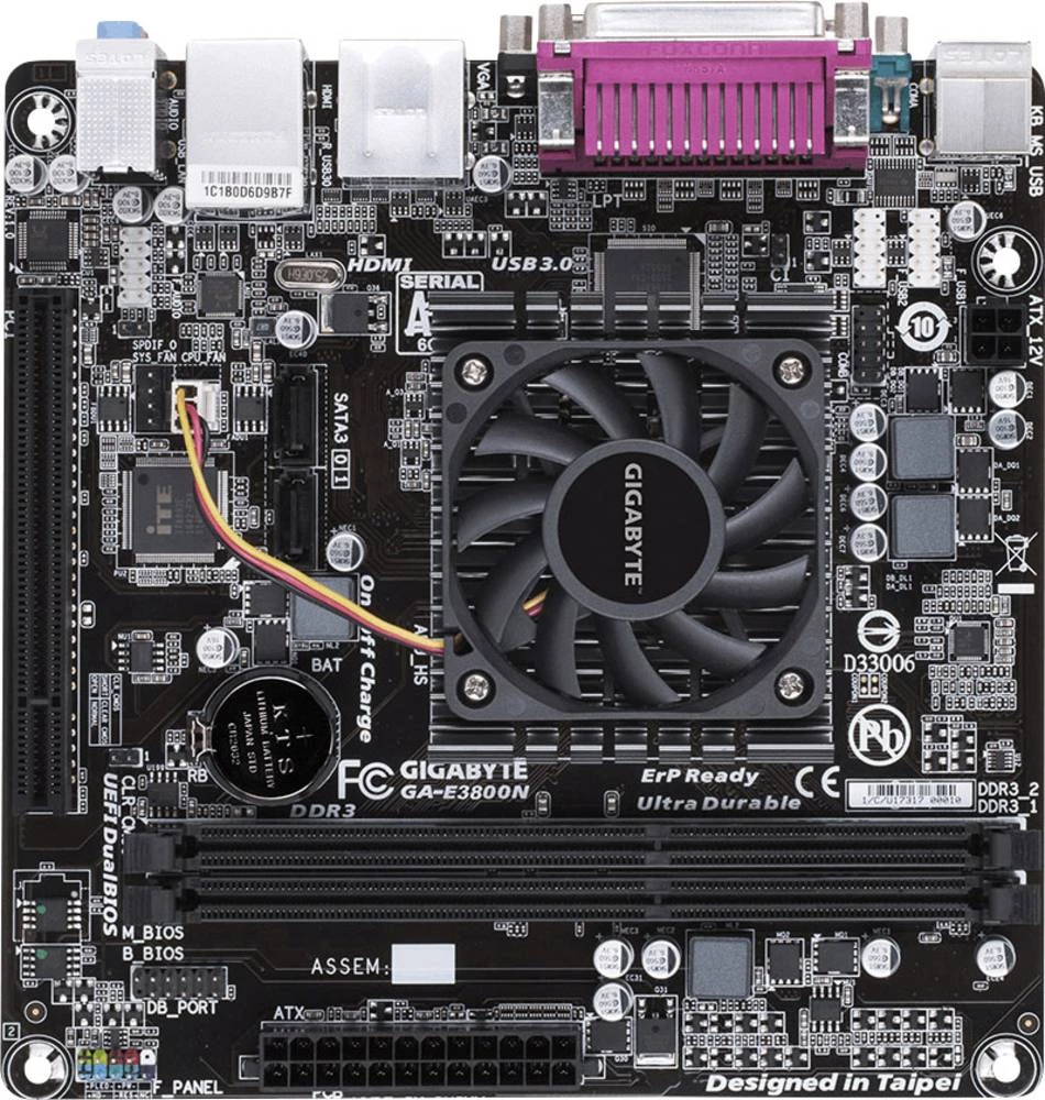 PC Tuning komplet (Office) AMD E2-3800 (4 x 1.3 GHz) 4 GB AMD Radeon HD8280 mini-ITX slika